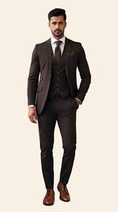 Brown Formal Suit