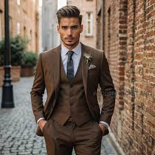 Brown Formal Suit