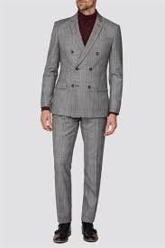 Grey Double Breasted Suit