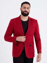 Formal Red Blazer