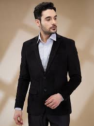 Modern Black Blazer